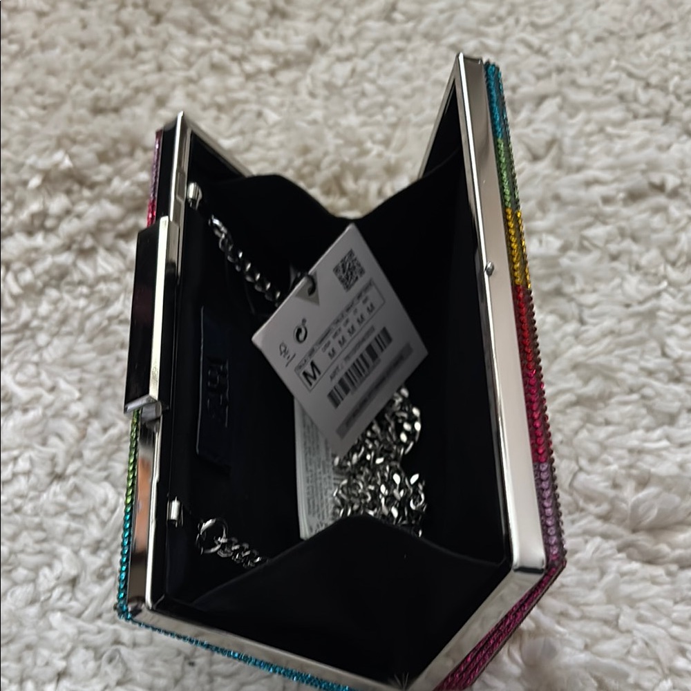 Multicolor Rhinestone Clutch - Picture 3 of 3